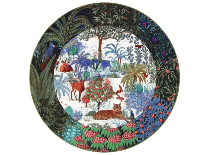 PLAT À GÂTEAUX - JARDIN DU PALAIS - Ø 30 CM - GIEN