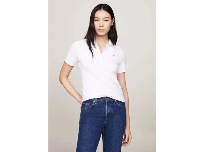 Polo Tommy Hilfiger blanc