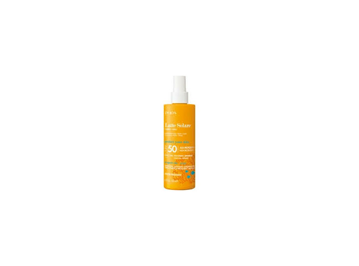Lait solaire en spay visage et corps SPF 50 Pupa-Algue Marine.