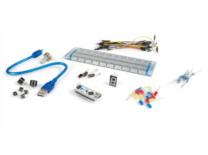 Kit d'expérimentation Arduino 1× WPB102: CARTE DE DÉVELOPPEMENT ATmega328 NANO