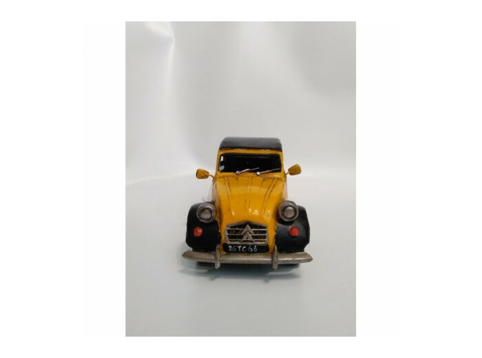 Miniature 2CV jaune et noir