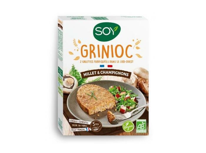 Galettes Grinioc millet champignons 2x100g - Abc Bio