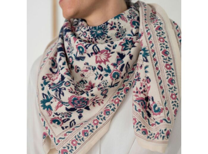 GRAND FOULARD GOA MYRTILLE