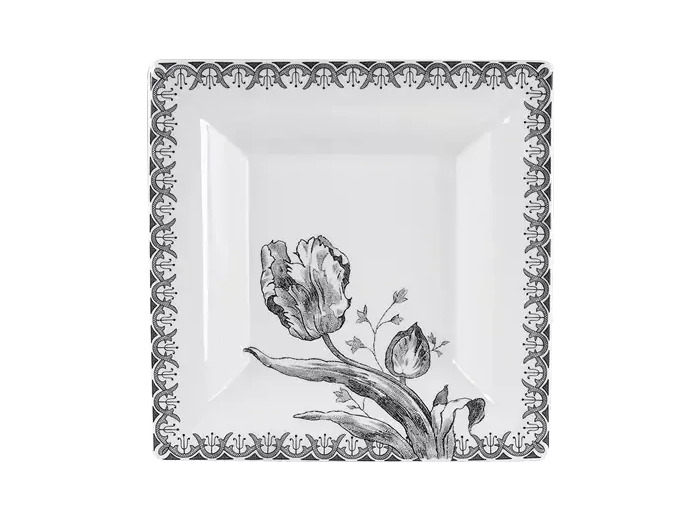 GRAND PORTE-CARTES - TULIPES NOIRES - 17 X 17 CM - POÉSIE - 17 X 17 CM -GIEN