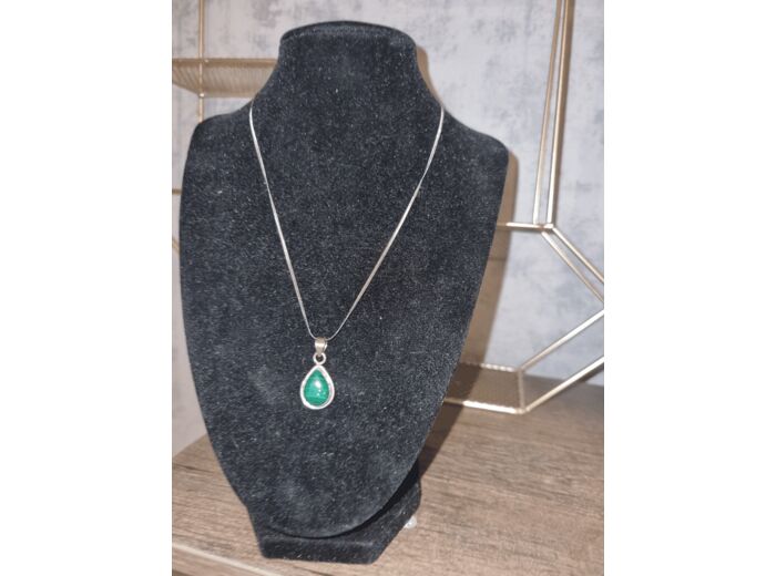 Collier malachite