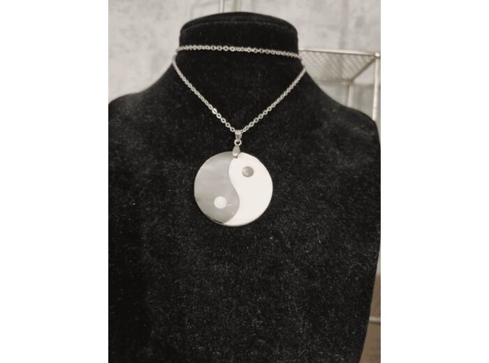 Pendentif nacre ying yang