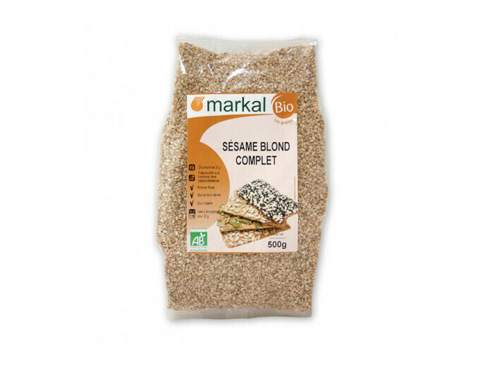 graines de sésame blond complet Bio Markal