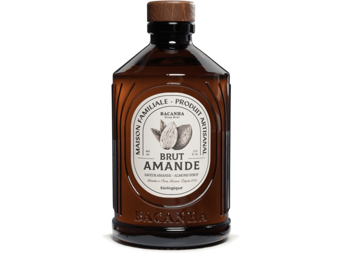 BACANHA - Sirop Bio et Brut - Sirop d'Amande -  - 400 mL -