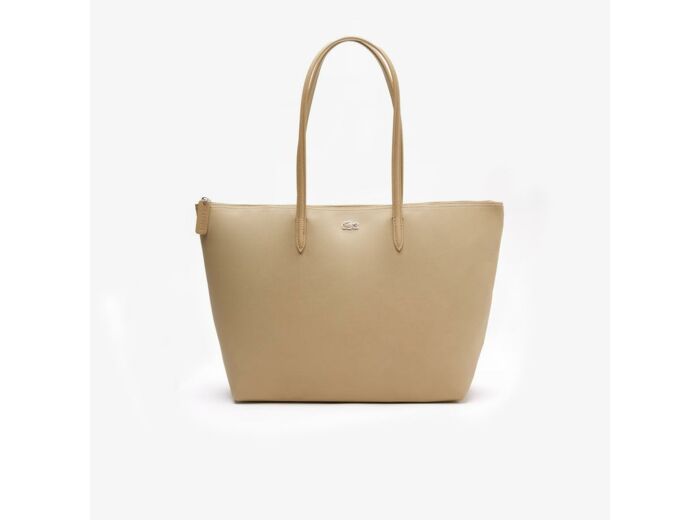 Sac cabas zippé L.12.12 Lacoste beige