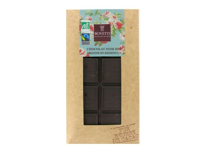 Chocolat noir Saint Domingue 73% Bovetti 100g