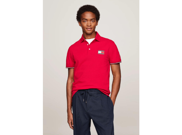 Polo Tommy Hilfiger rouge