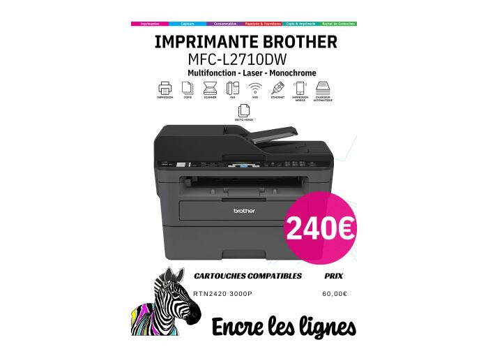 Imprimante Brother MFC-L2710DW