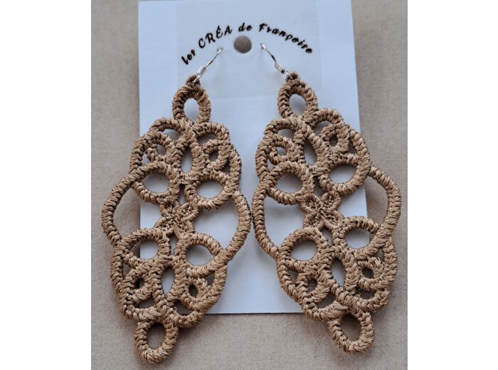 Boucle d'oreilles "Lacet"