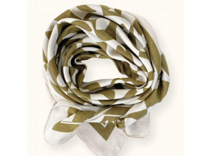 FOULARD PALIKA DAMIER TOBACCO - APACHES