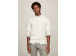 Pull Tommy Hilfiger beige en coton bio