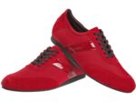 192-425-579-V - Baskets sneakers de danse rouges avec semelle VarioSpin talon de 1,5cm- Diamant