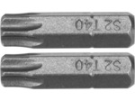 2 embouts 1/4" 25mm Torx T40 - YT-77908
