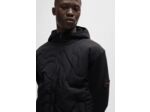 Veste bi-matière BOSS noire