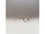 Lunettes de Vue Femme Ovale Couleur Noir / Bleu et Fleurie Lafont Paris Modèle Victoire 675