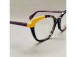 Lunettes De Vue Woow Modèle Show Up 1 Coloris Ecaille Jaune Violet