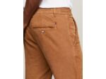 Pantalon chino slim Tommy Hilfiger marron en velours