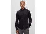 Chemise ajustée BOSS noire