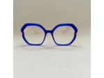 Lunettes de vue Rondes Kalinda Caroline Abram Coloris Bleu / Rose