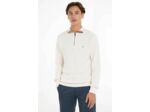 Pull demi-zip Tommy Hilfiger blanc