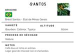 Café Brésil Santos 100% Arabica
