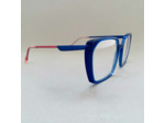 Lunettes de vue Dandine de la Marque Caroline Abram Coloris Bleu Roi / Rose