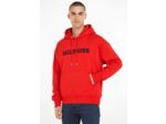 Sweat à capuche Tommy Hilfiger oversize rouge en coton bio