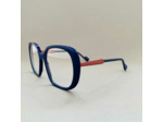 Lunettes de vue Rondes Enigma de la Marque Caroline Abram Coloris Bleu / Rose