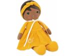 KALOO - Tendresse - Ma 1ère Poupée en Tissu Naomie - Poupée de Chiffon - Robe Jaune - Jolie Boite Cadeau et Ruban Personnalisable - Dès la Naissance, K200009