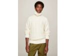 Pull col roulé Tommy Hilfiger beige en laine