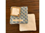 Lot de 7 lingettes lavables, éponge de bambou de 10x10 cm