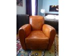 PAIRE D'AUTHETIQUES FAUTEUILS CLUB