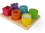 Puzzle 6 Cubes Sensoriels en Bois - JM