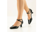 Betty55 - Chaussures de danse de salon en cuir noir fermées - Werner Kern
