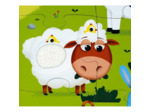 Puzzle tactile "Les animaux de la ferme" - JM