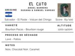 Café Salvador El Cuto 100% Arabica