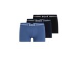 Lot de 3 boxers BOSS marine stretch