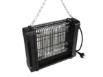 Destructeur d'insectes, électrique, grille 2800 V, bac collecteur amovible, 30 m², noir