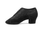 PD701 - Chaussures d'entrainement femme brillante à talon cubain 5cm - Portdance