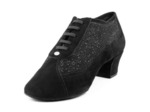 PD701 - Chaussures d'entrainement femme brillante à talon cubain 5cm - Portdance