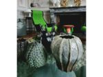 Vase bourgeon en céramique vert