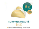 Surprise beauté éclat Masque pro peeling Spiruline Boost Thalgo-Algue Marine.