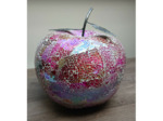 Pomme mosaïque rose - Zen Deco