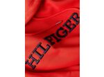 Sweat à capuche Tommy Hilfiger oversize rouge en coton bio