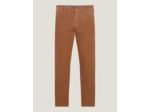 Pantalon chino slim Tommy Hilfiger marron en velours