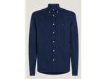 Chemise Tommy Hilfiger ajustée marine en coton bio